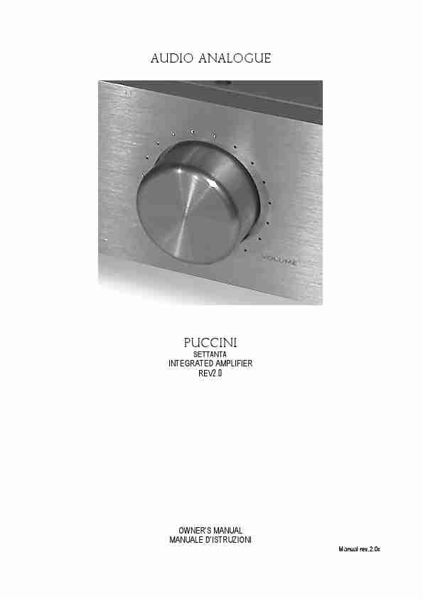 Audio Analogue SRL Stereo Amplifier Puccini Settanta-page_pdf
